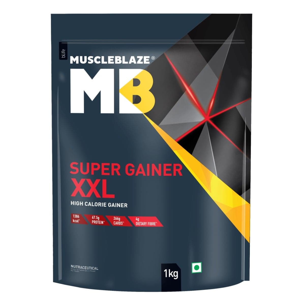 MuscleBlaze MB Super Gainer XXL Protein Powder 1Kg | Chocolate Bliss Flavour - Nutrition and Fitness Supplements | Buy online on ZillyBuy