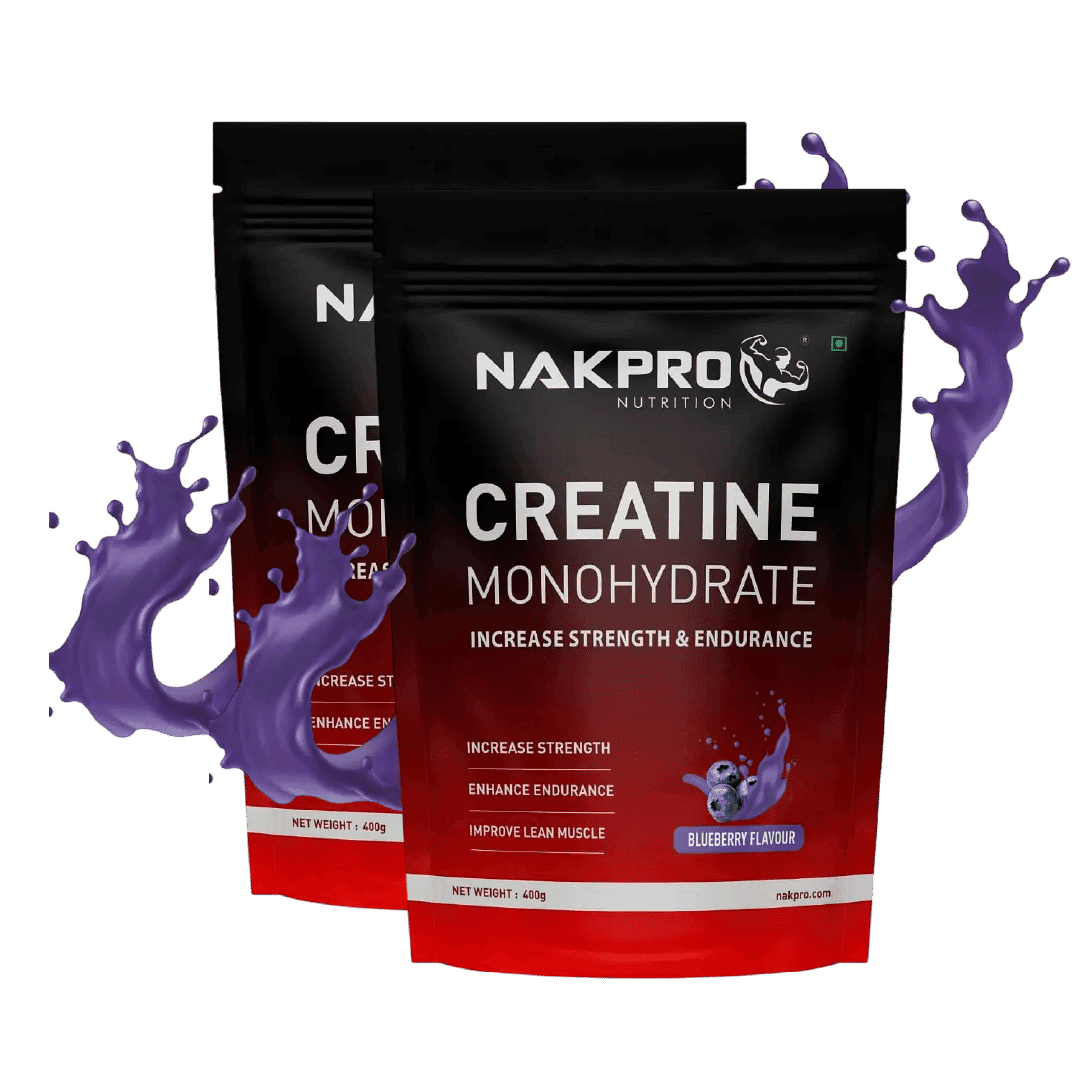 NAKPRO Micronised Creatine Monohydrate Powder (400g) | 3g Creatine/Serving | Trustified Certified for Accuracy & Purity | Rapid Absorption Pre/Post Workout Supplement for Muscle Repair & Recovery | Supports Athletic Performance NAKPRO Micronised Creatine - Nutrition and Fitness Supplements | Buy online on ZillyBuy