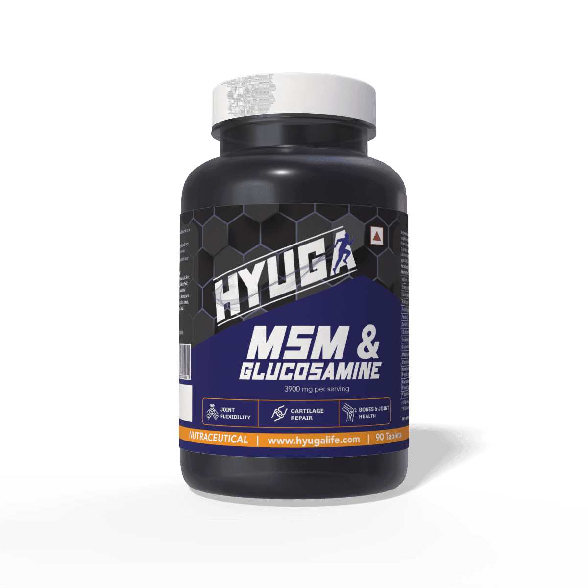 Hyuga MSM, Glucosamine & Chondroitin | 30 Servings | Joint support supplement - Nutrition and Fitness Supplements | Buy online on ZillyBuy