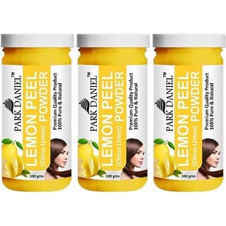 PARK DANIEL Premium Lemon Peel Powder- Face Cleanser Combo Pack 3 bottles of 100 gms(300 gms) (300 g) - Hair Oils, Care, and Styling | Buy online on ZillyBuy