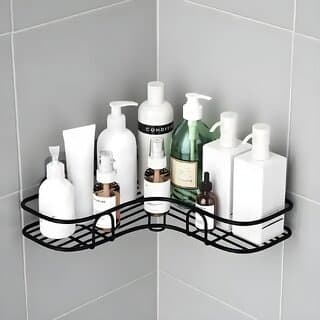 metal bathroom organiser