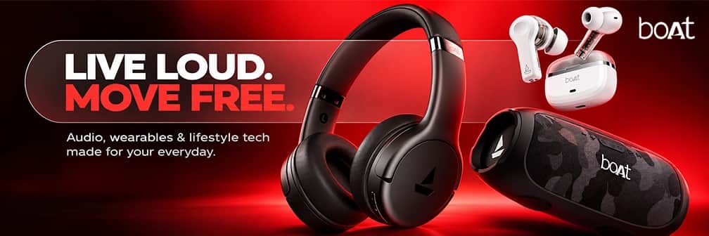 Boat → Wireless Audio, Smartwatches & Mobile Accessories