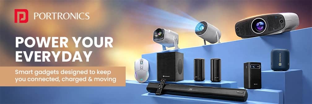 Portronics → Smart Electronics, Audio & Innovative Gadgets