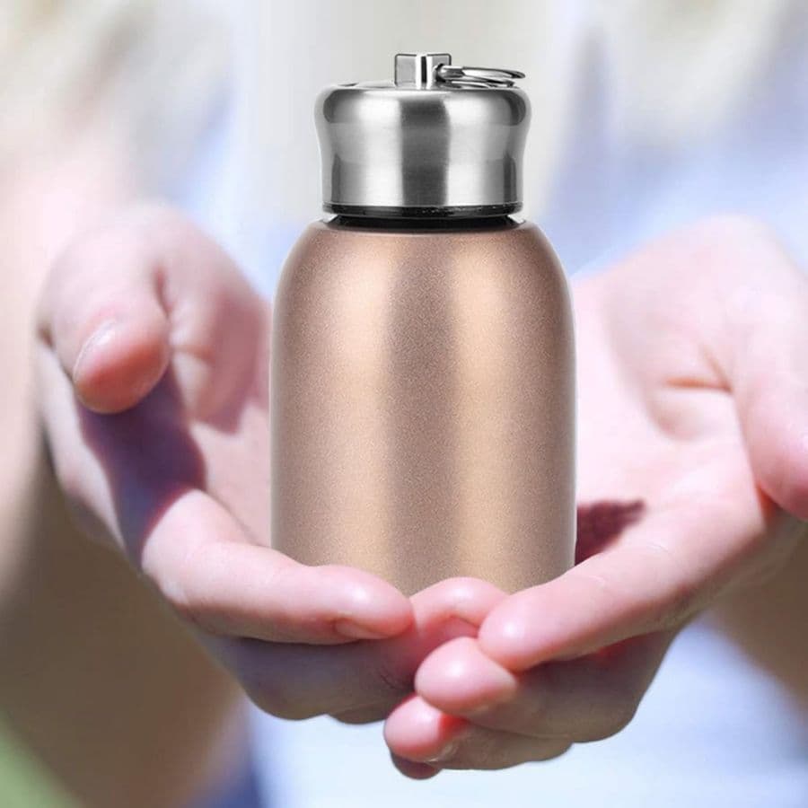 Portable Mini Vacuum Insulated Water Bottle with Keychain - Kitchen Storage and Containers | Buy online on ZillyBuy