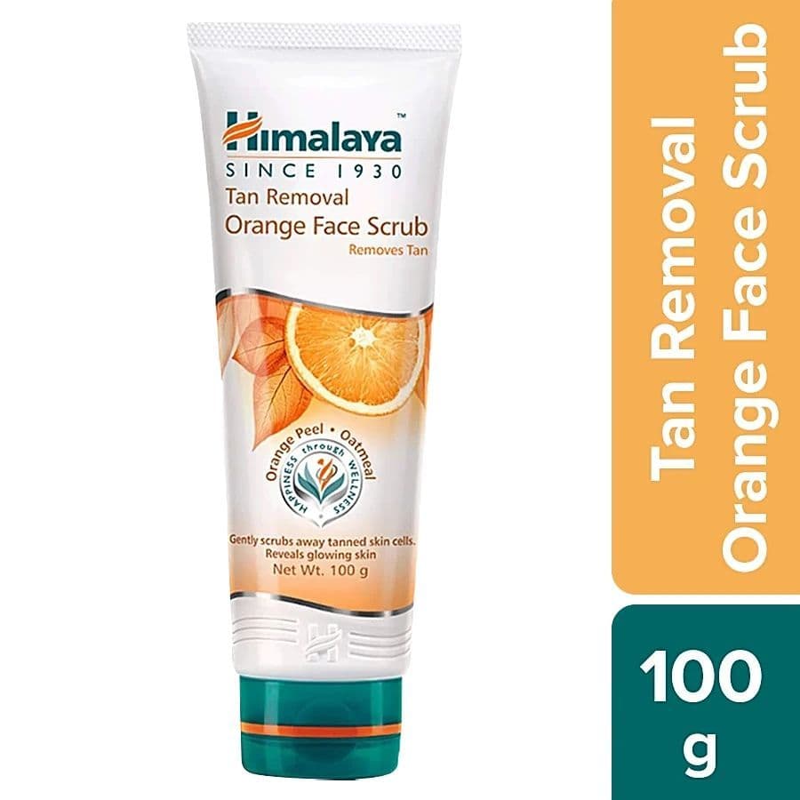 Himalaya Tan Removal Orange Face Scrub, 100 G - Skin Care - Face Cleansers | Buy online on ZillyBuy