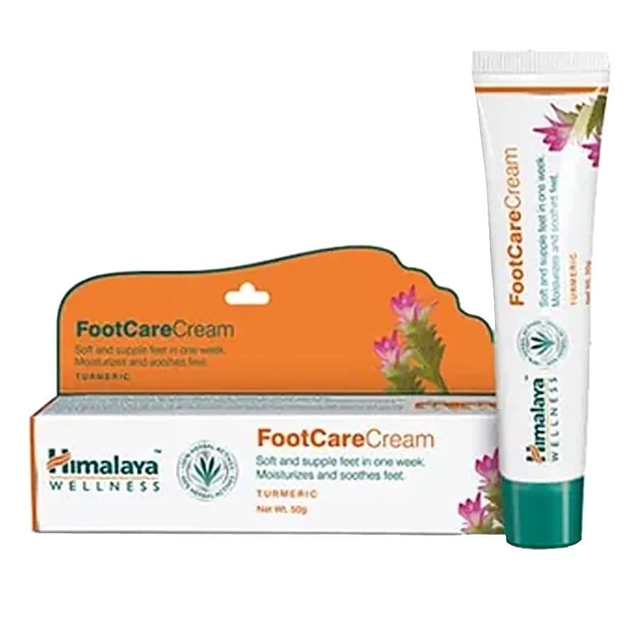 Himalaya Wellness Foot Care Cream - Turmeric, Moisturized & Soothes Feet, 20 G - Skin Care - Lotions, Moisturisers, and Creams | Buy online on ZillyBuy