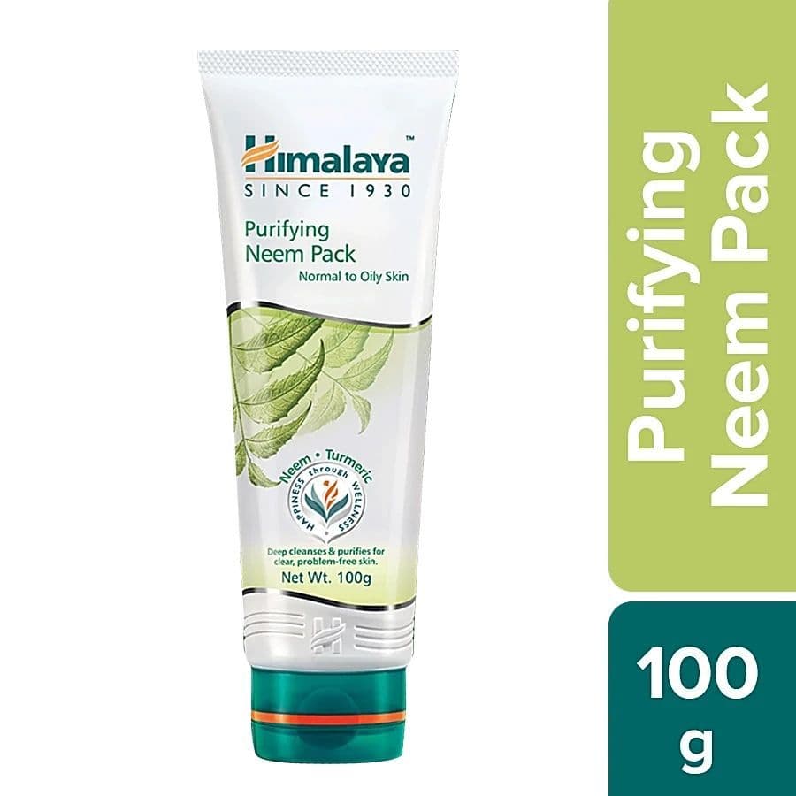 Himalaya Purifying Neem Pack, 100 G - Skin Care - Face Cleansers | Buy online on ZillyBuy