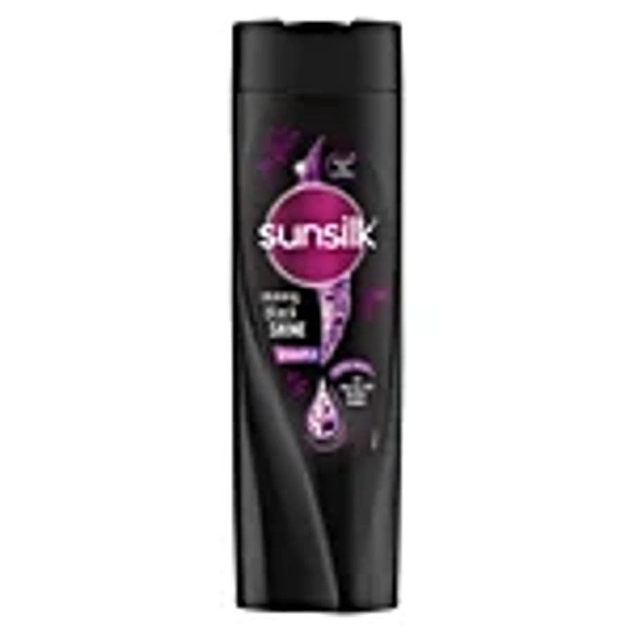 Sunsilk Stunning Black Shine Shampoo - With Amla + Oil, Pearl Protein & Vitamin E, For Long Lasting Shine, 360 Ml - Shampoos and Conditioners | Buy online on ZillyBuy