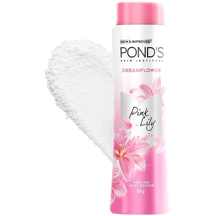 Ponds Dreamflower Fragrant Talc, 100 G - Skin Care - Lotions, Moisturisers, and Creams | Buy online on ZillyBuy