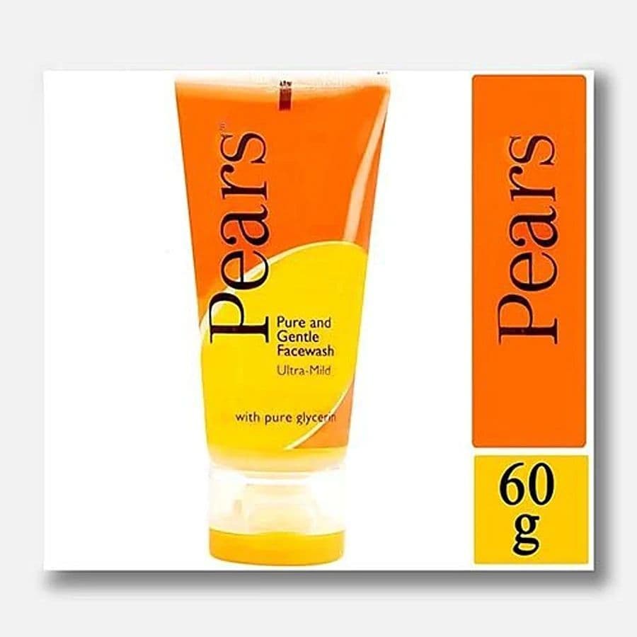 Pears Pure & Gentle Daily Cleansing Face Wash, 60 G - Skin Care - Face Cleansers | Buy online on ZillyBuy