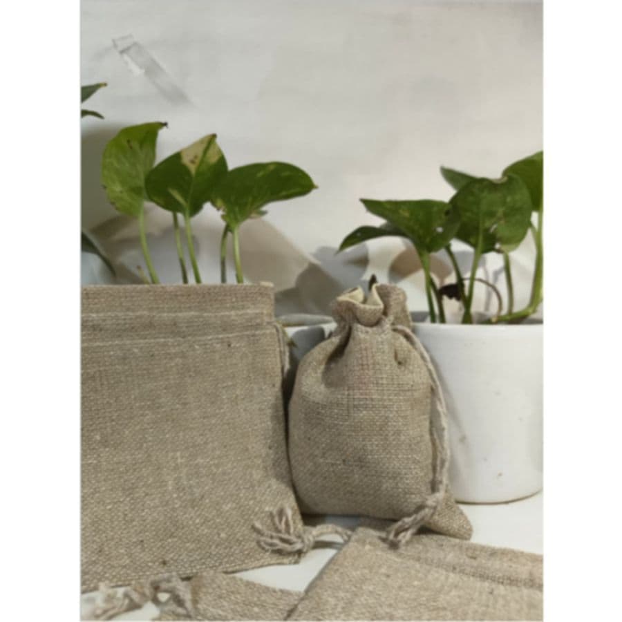 Eco-Friendly Jute Potli Bag - Kitchen Storage and Containers | Buy online on ZillyBuy