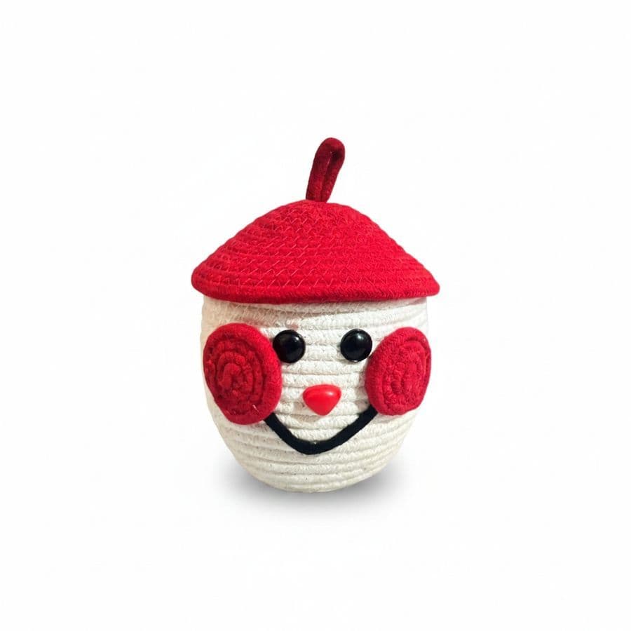 Handwoven Cotton Rope Character Storage Basket - Kitchen Storage and Containers | Buy online on ZillyBuy