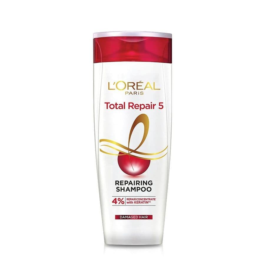 L'Oreal Paris Total Repair 5 Repairing Shampoo With Keratin Xs, 192.5Ml - Hair Care - Shampoo, Oils, Conditioners | Buy online on ZillyBuy