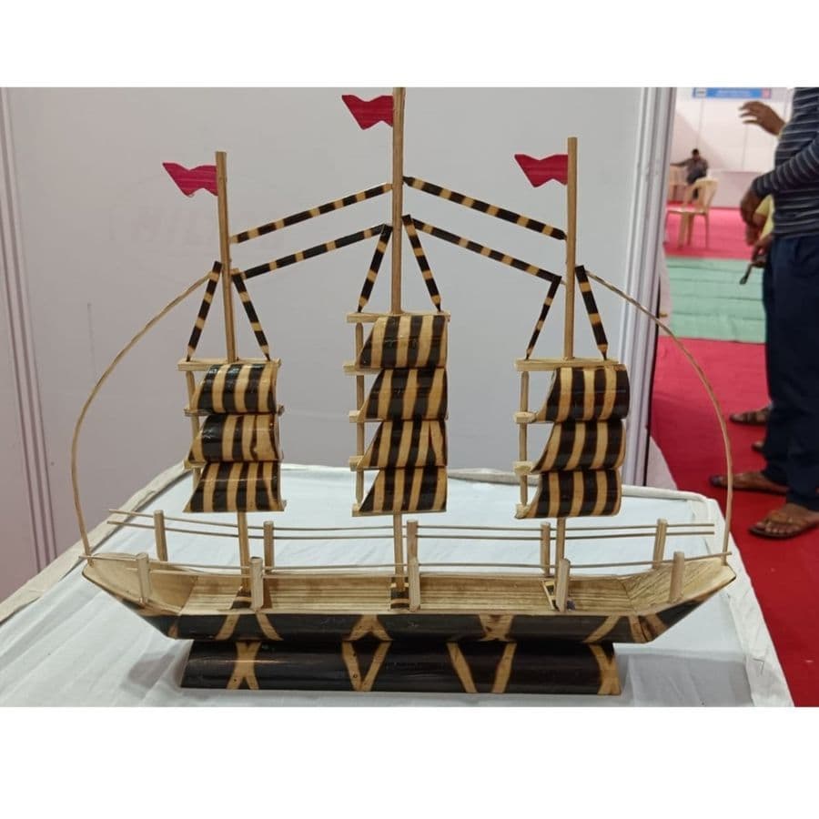 Bamboo Boat | Handicraft - Home Decor | Buy online on ZillyBuy