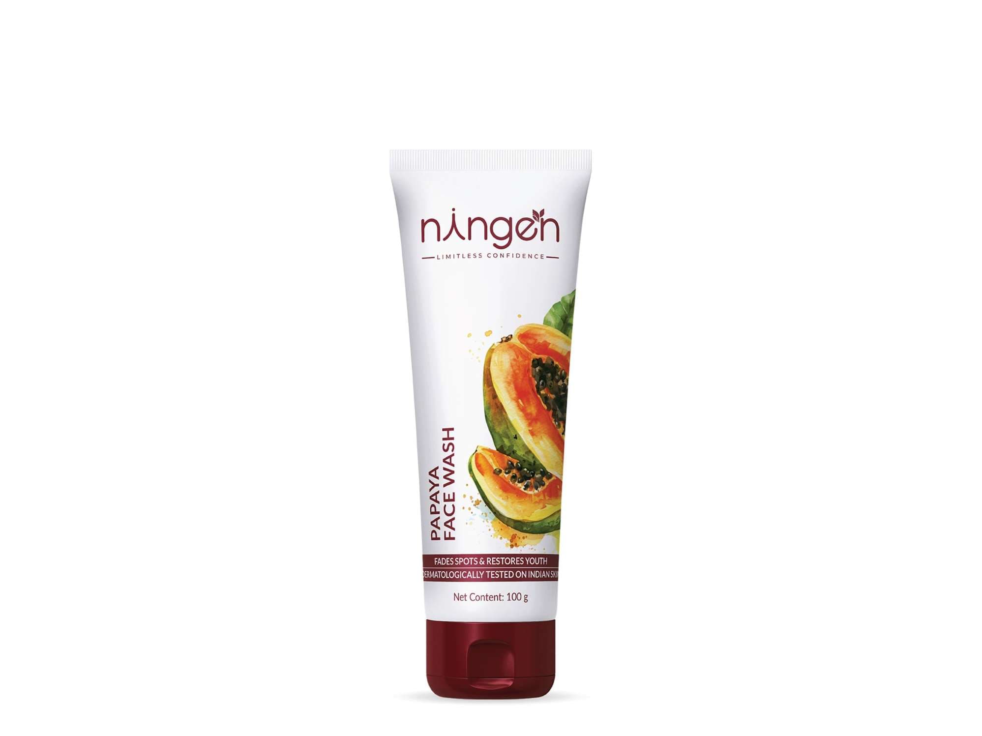 Ningen Papaya Face Wash 100g - Skin Care - Face Cleansers | Buy online on ZillyBuy