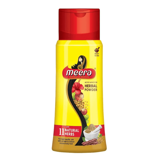 Meera Herbal Hair wash Powder, With 11 Naturals Herb for Hairfall Protection & Strong and Healthy Hair,Fragrance Free,For Men and Women - Hair Care - Shampoo, Oils, Conditioners | Buy online on ZillyBuy
