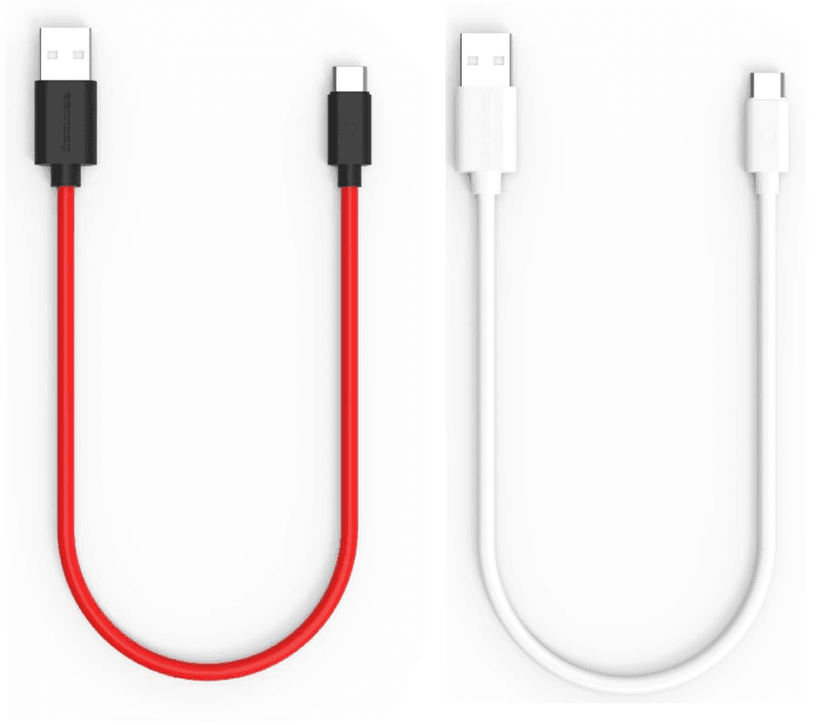 Twance 0.25 Meter small Type C to USB Fast charging and data transfer Cable, Red and White Color (Pack of 2) - Charger | Buy online on ZillyBuy