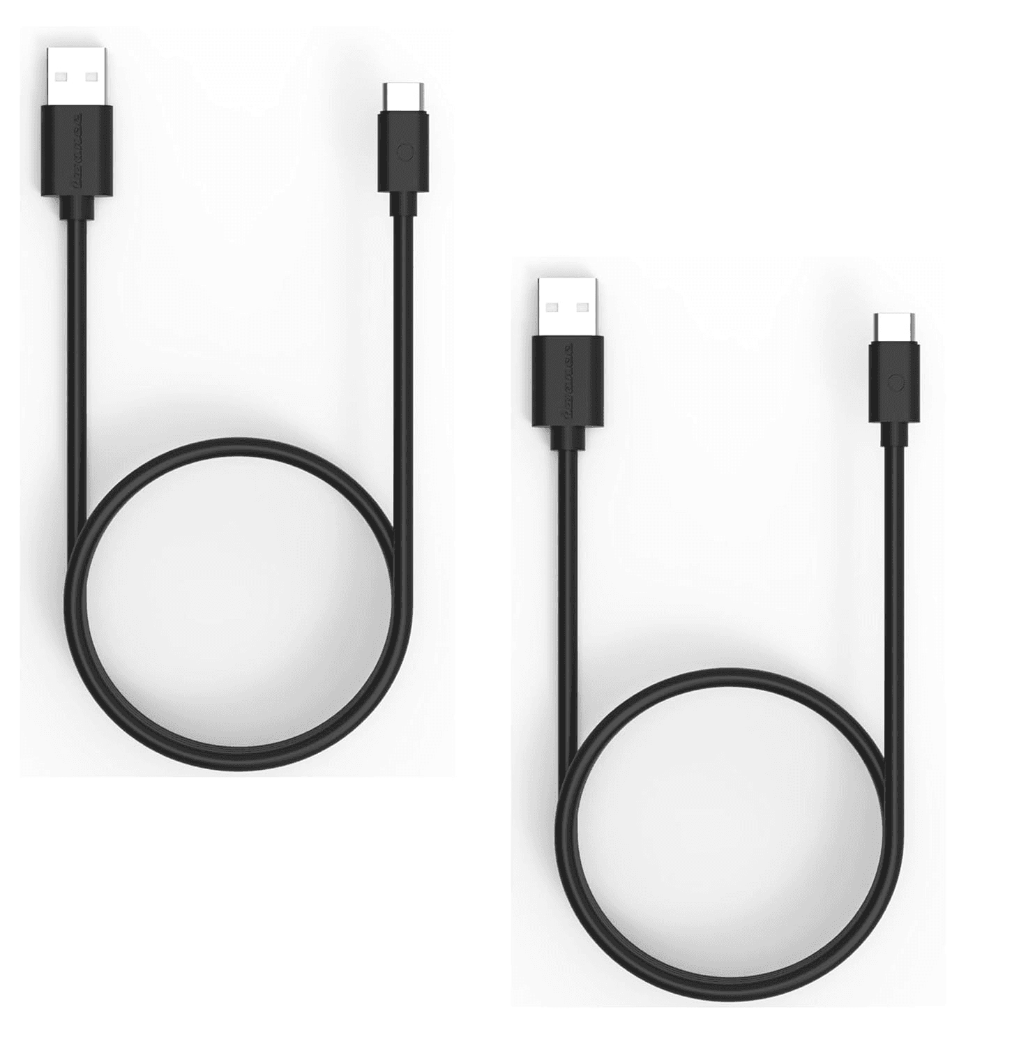 Twance 1 Meter PVC Type C to USB Fast charging and data transfer Cable, Black Color (Pack of 2) - Charger | Buy online on ZillyBuy