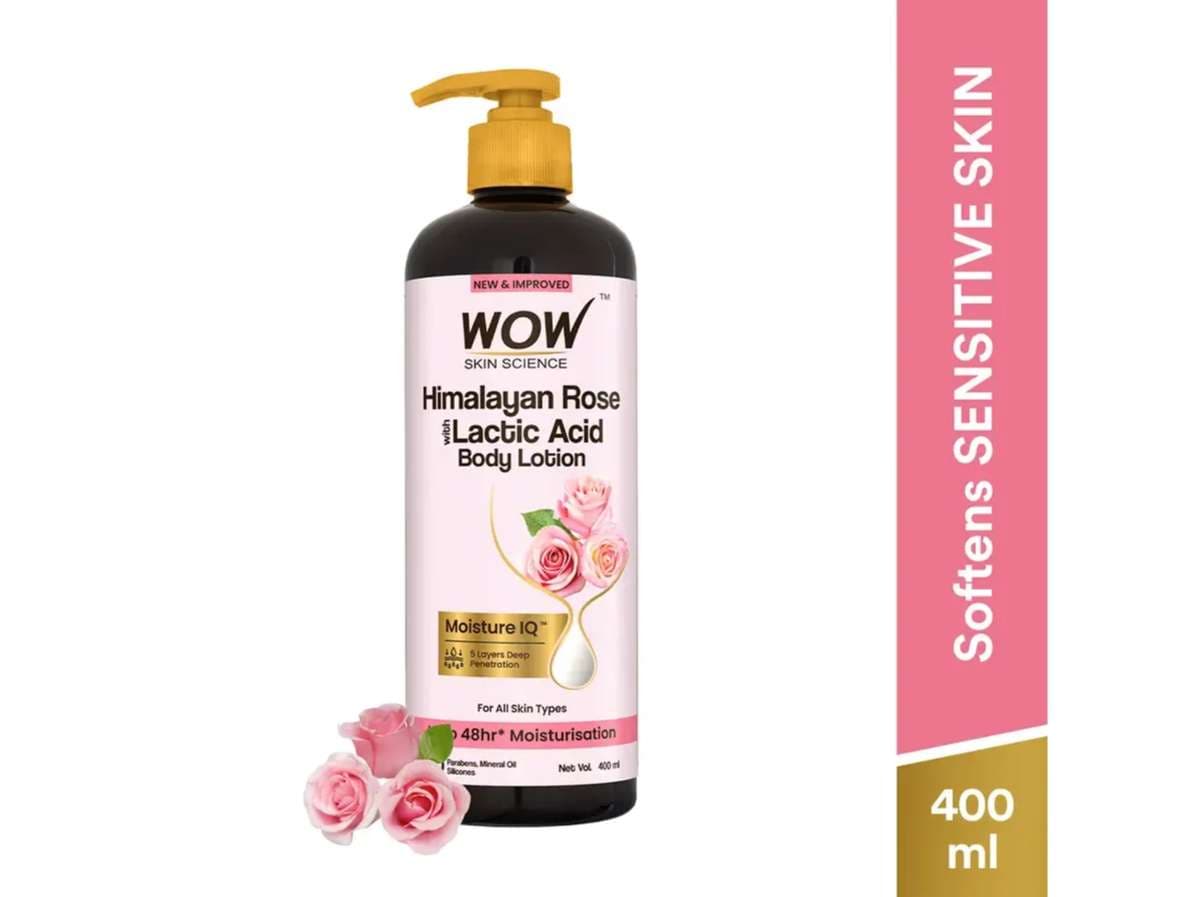 wow rose scented body lotion 400ml