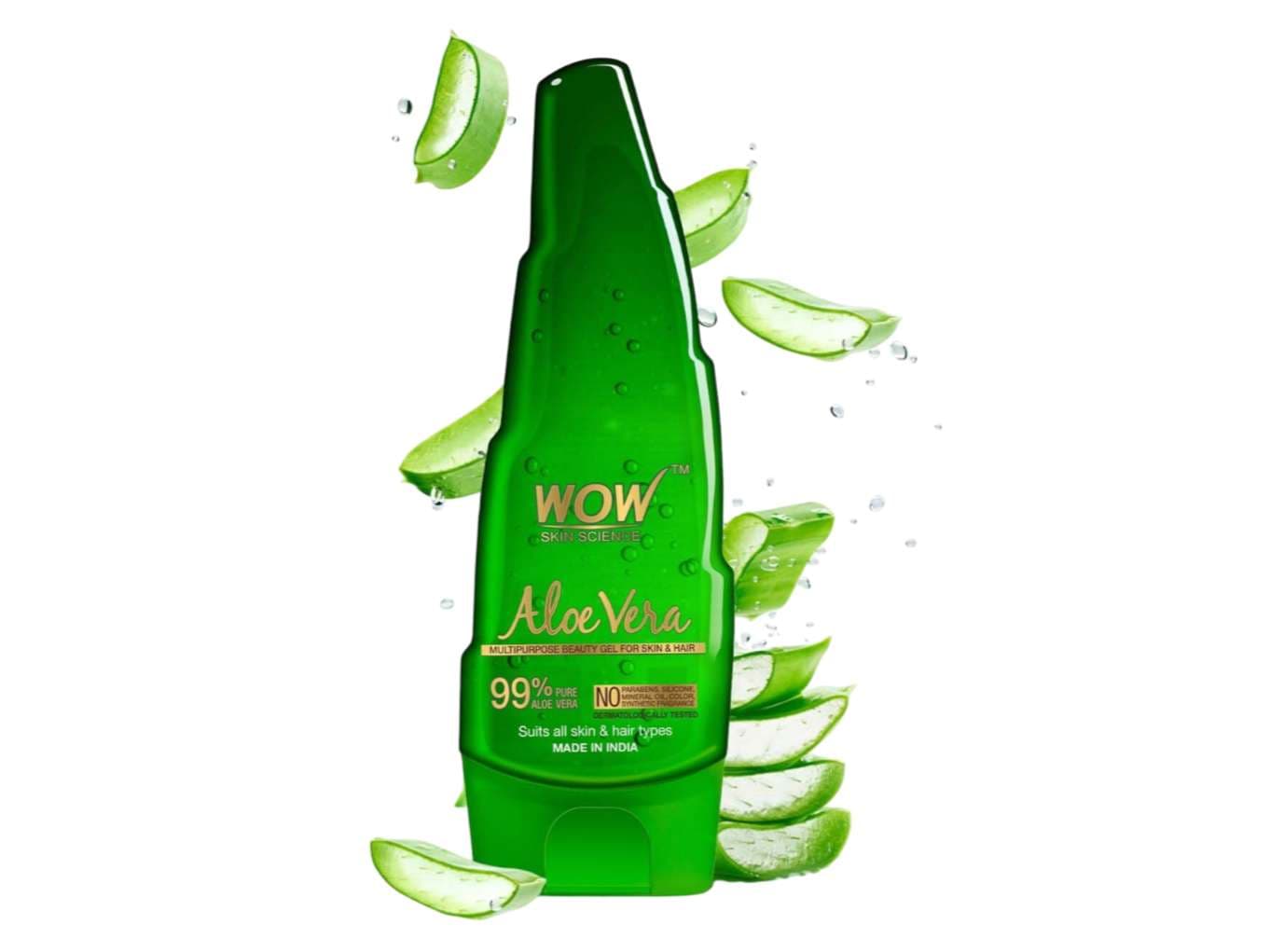 wow aloe vera gel for skin and hair