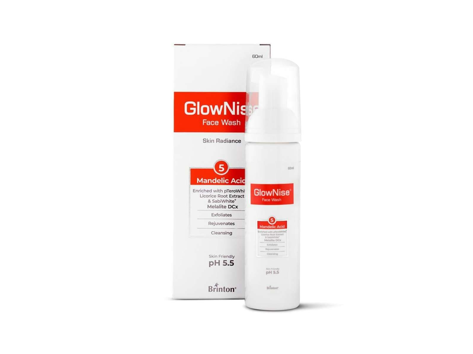 Brinton GlowNise Deep Cleansing Skin Sulphate Free (60 ml) x Pack of 4 Face Wash (240 ml) - Skin Care - Face Cleansers | Buy online on ZillyBuy