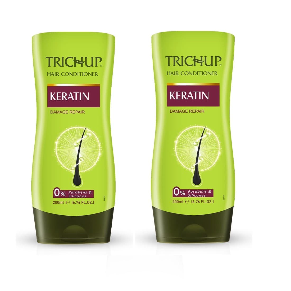 Trichup Keratin Hair Conditioner 200ml Pack Of 2 – Anti-Frizz, Shine & Hair Strengthening - Hair Care - Shampoo, Oils, Conditioners | Buy online on ZillyBuy
