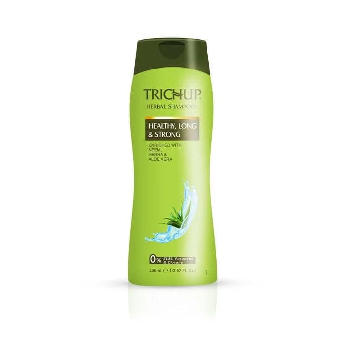 Trichup Healthy Long & Strong Natural Shampoo 400 ml – Aloe Vera & Neem Herbal Hair Care - Hair Care - Shampoo, Oils, Conditioners | Buy online on ZillyBuy