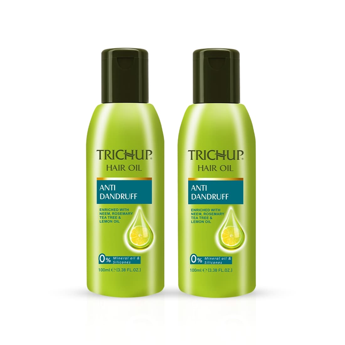 Trichup Anti-Dandruff Hair Oil – 100ml × 2 (Rosemary, Lemon & Tea Tree) - Hair Care - Shampoo, Oils, Conditioners | Buy online on ZillyBuy