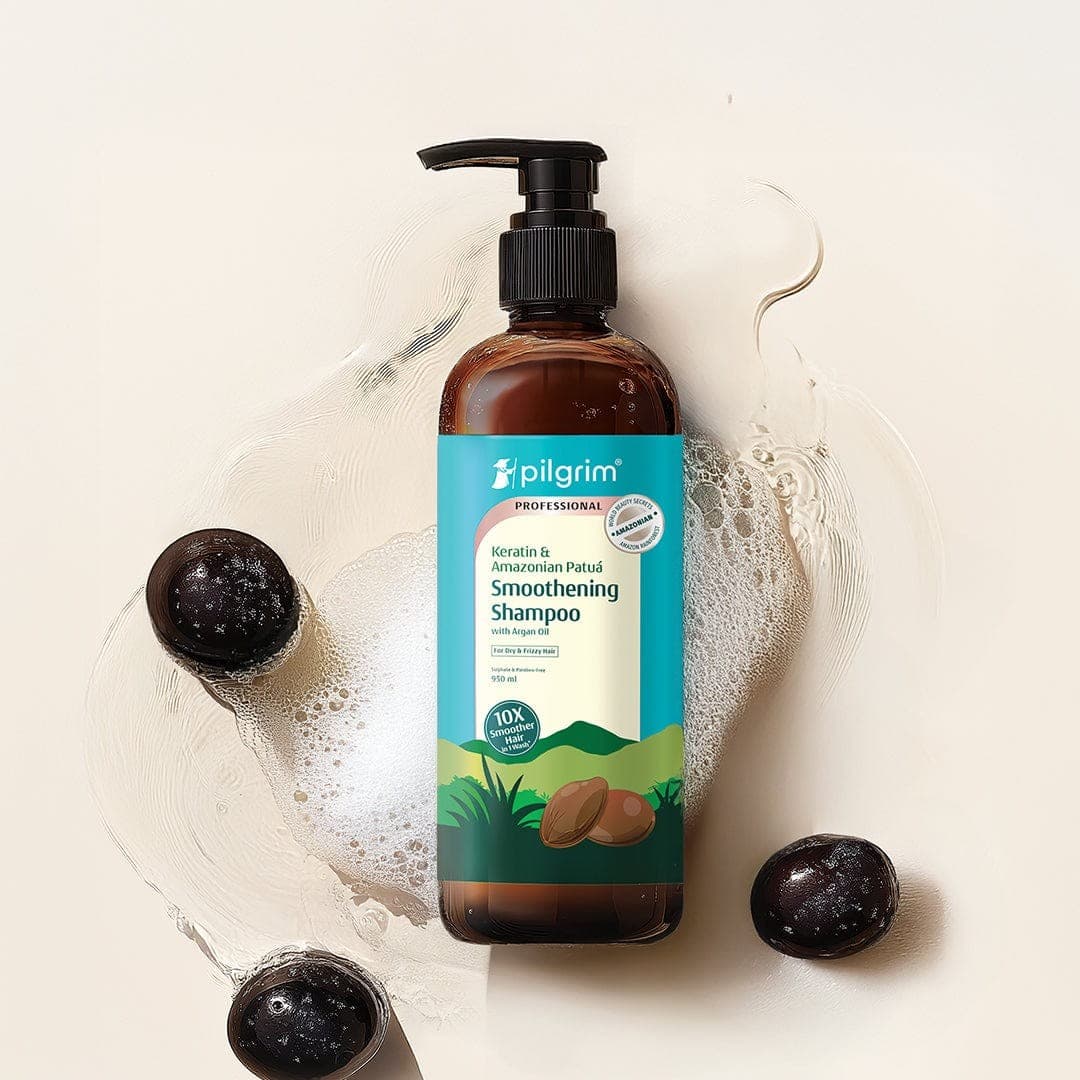 Pilgrim Keratin & Amazonian Patuá Smoothening Shampoo - 200ml - Hair Care - Shampoo, Oils, Conditioners | Buy online on ZillyBuy