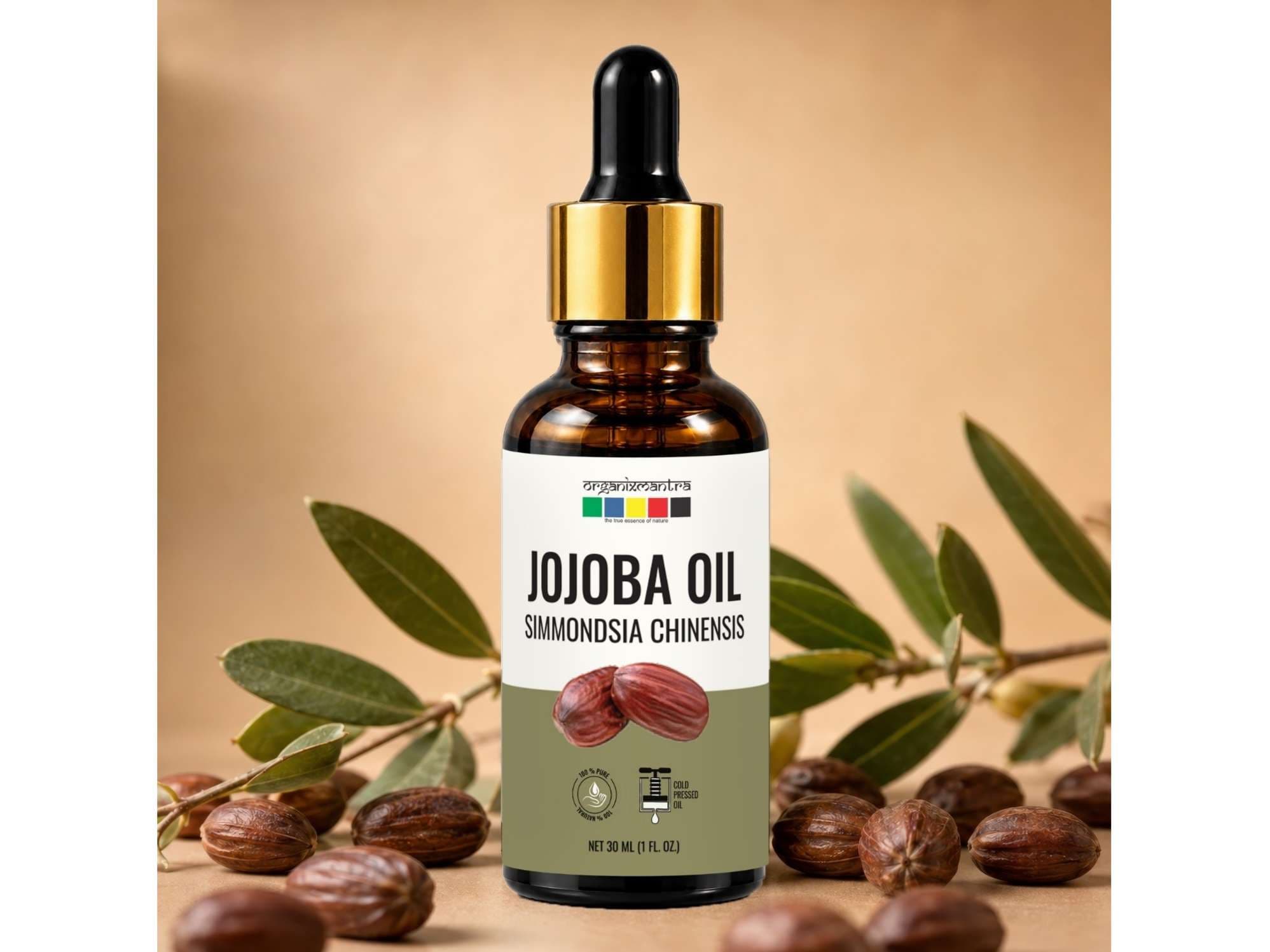 Organix Mantra Jojoba Oil,100% Pure, Natural & Cold Pressed Organic Oil - 30 Millilitre - Skin Care - Lotions, Moisturisers, and Creams | Buy online on ZillyBuy