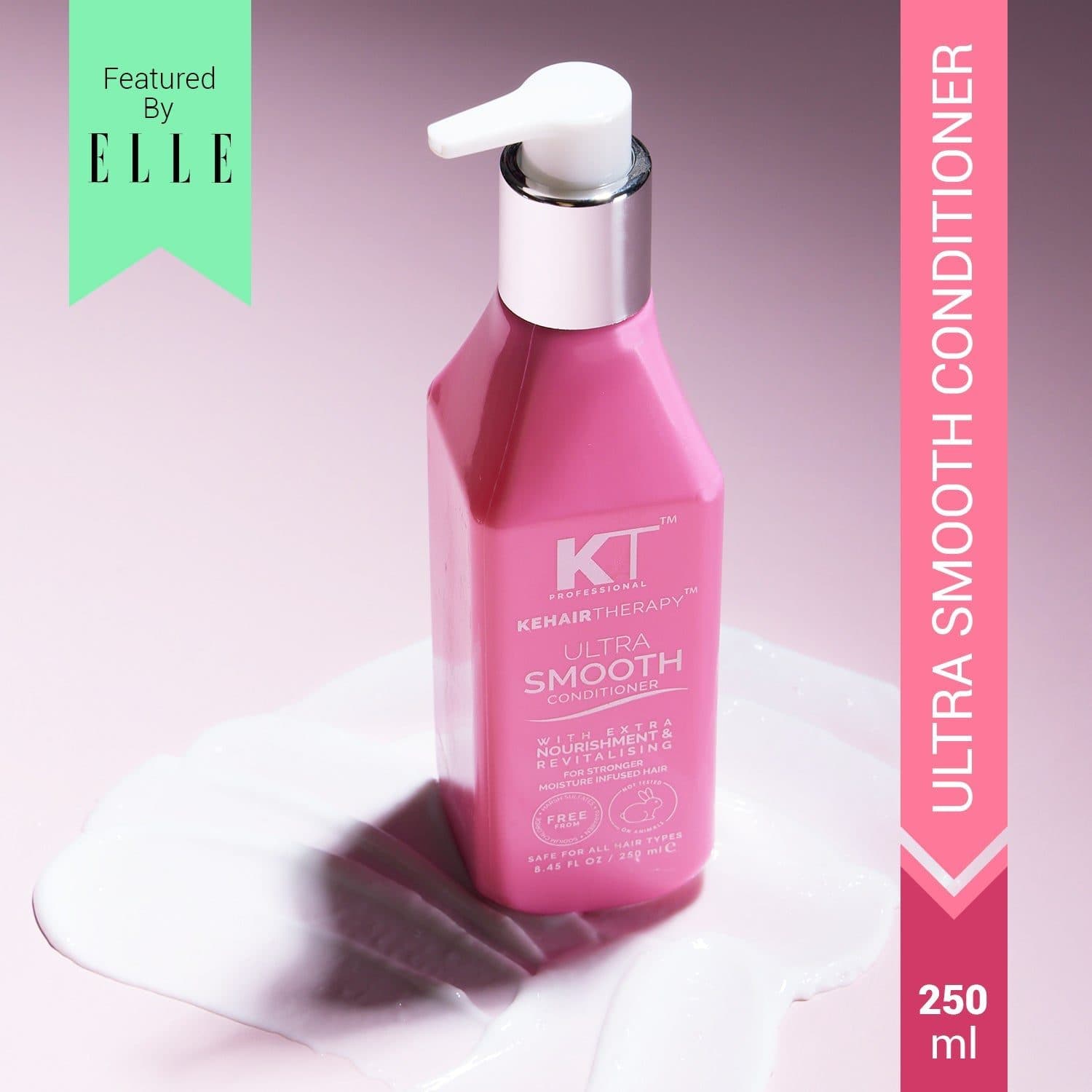 KT Professional Ultra Smooth Conditioner, Deep Moisture & Frizz Control - 250ml - Hair Care - Shampoo, Oils, Conditioners | Buy online on ZillyBuy