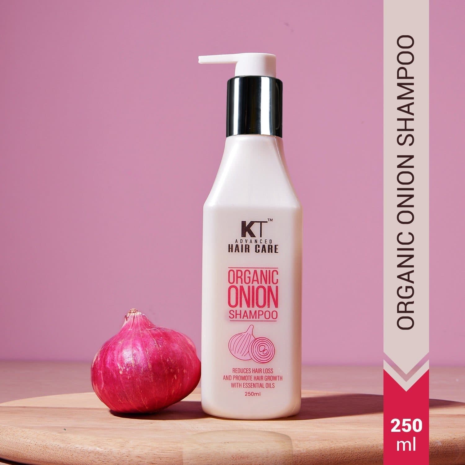 KT Professional Organic Onion Shampoo, Hair Fall Control & Hair Strengthening – 250ml - Hair Care - Shampoo, Oils, Conditioners | Buy online on ZillyBuy