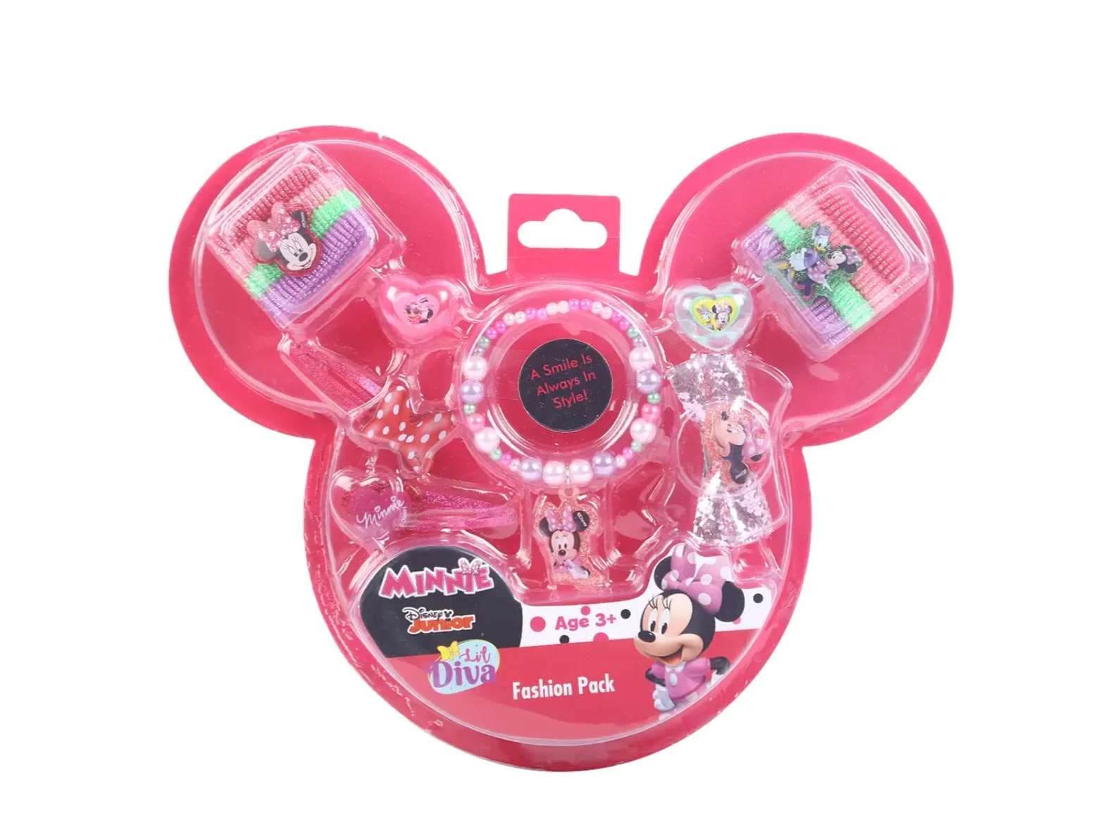 Li'l Diva Minnie Mouse Fashion Accessories Set For Girls 3 Years And Above - Hair Oils, Care, and Styling | Buy online on ZillyBuy