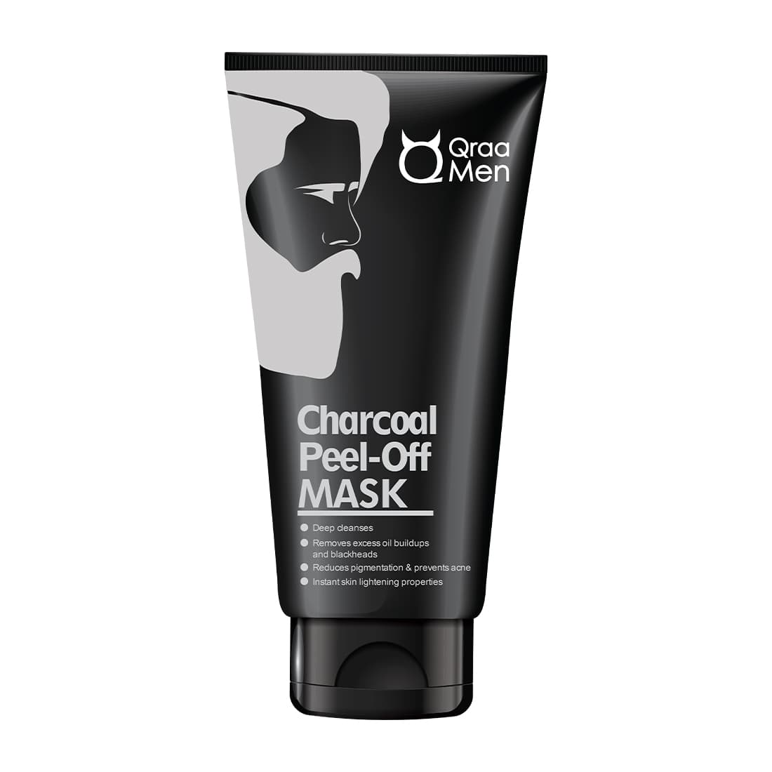 Qraa Men Activated Charcoal Peel Off Mask for Men, Deep Cleansing, Blackheads Removal, Dead Skin Removal - 100gm - Skin Care - Face Cleansers | Buy online on ZillyBuy