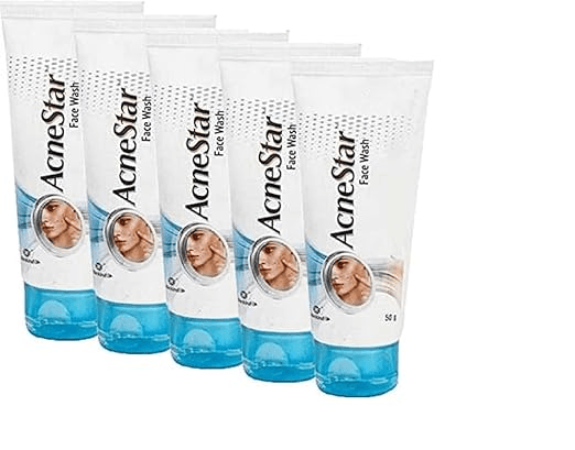 Acnestar Mankind Unisex Face Wash - 50 gm x Pack of 5 - Medicated Skin Care | Buy online on ZillyBuy