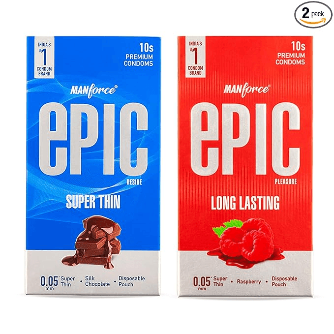 Manforce Epic Pack Multi Flavour 10s(Pack of 4) - Sexual Wellness | Buy online on ZillyBuy