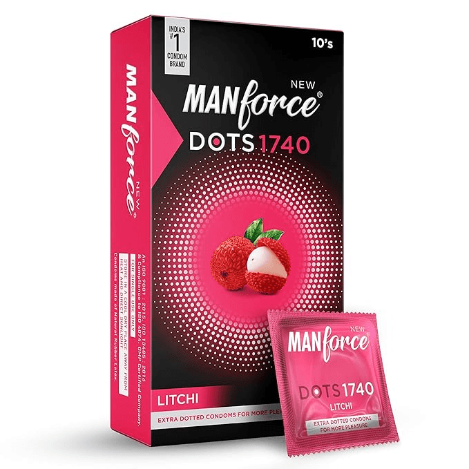 SUPER MANFORCE CONDOMS (LITCHI) 10'S - Sexual Wellness | Buy online on ZillyBuy