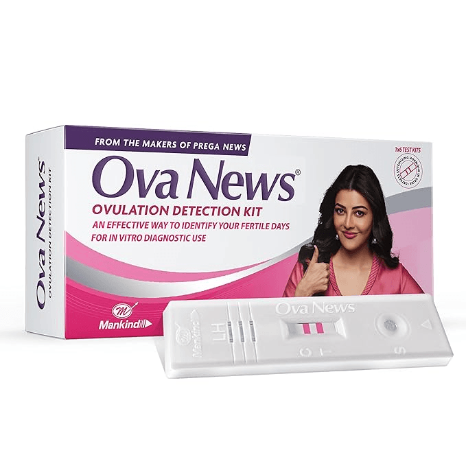Ova News Ovulation Detection Kit for women planning pregnancy - 5 strips by Mankind - Sexual Wellness | Buy online on ZillyBuy