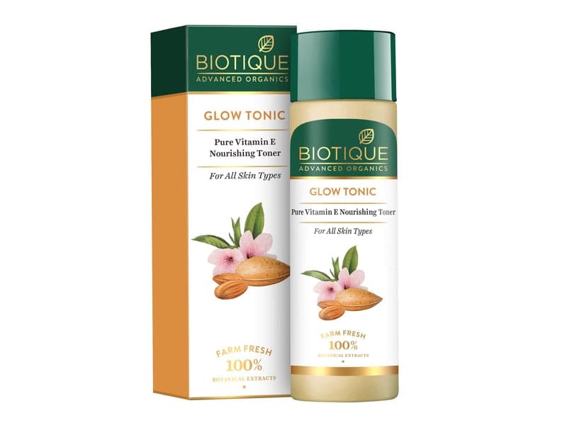 Biotique Advanced Organics Glow Tonic Pure Vitamin E Nourishing Toner 120ml - Skin Care - Lotions, Moisturisers, and Creams | Buy online on ZillyBuy