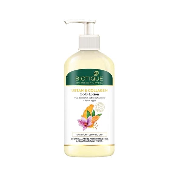 Biotique Ubtan & Collagen Body Lotion 300ml - Skin Care - Lotions, Moisturisers, and Creams | Buy online on ZillyBuy