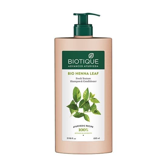 Biotique Fresh Henna Colour Protect Shampoo with Conditioner 650ml - Hair Care - Shampoo, Oils, Conditioners | Buy online on ZillyBuy