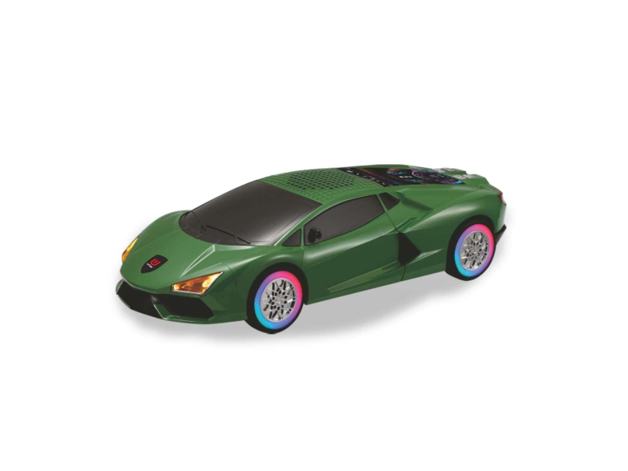 Unix Lambo Blitz Wireless Bluetooth Speaker with Dynamic RGB Lights, 20W - Green - Speaker | Buy online on ZillyBuy