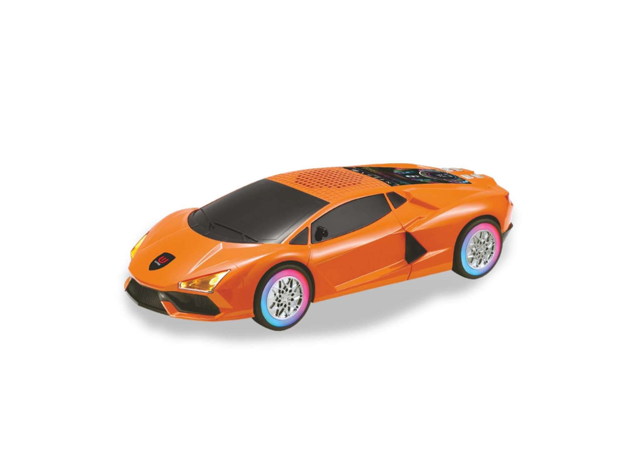 Unix Lambo Blitz Wireless Bluetooth Speaker with Dynamic RGB Lights, 20W - Orange - Speaker | Buy online on ZillyBuy