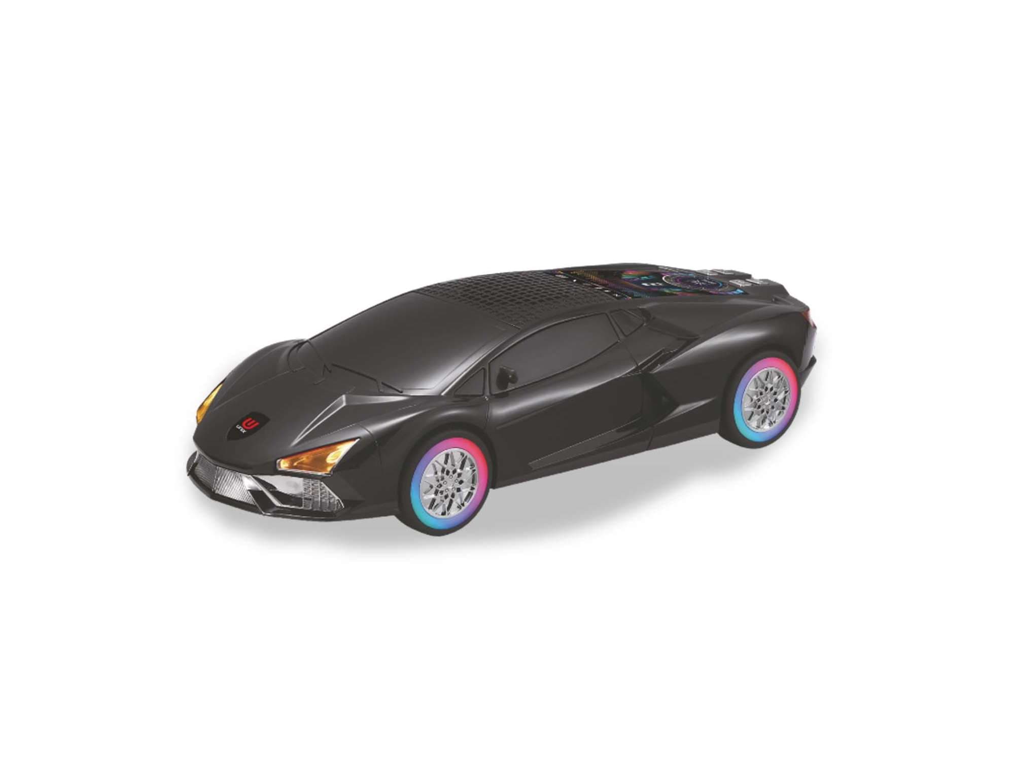 Unix Lambo Blitz Wireless Bluetooth Speaker with Dynamic RGB Lights, 20W - Black - Speaker | Buy online on ZillyBuy