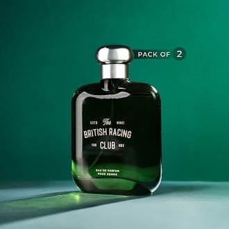 Laurelle London The British Racing Club Green Perfume For Men 100ml Pack Of 2 - Fragrance | Buy online on ZillyBuy