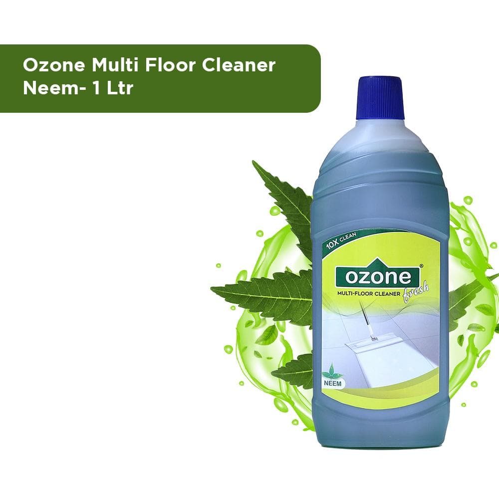 Ozone Fresh Multi Floor Cleaner-Neem 1L - Bins and Bathroom | Buy online on ZillyBuy