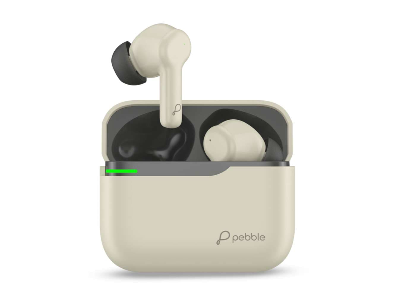 Pebble Luxe Buds X1 - Mud Grey - Earphone | Buy online on ZillyBuy