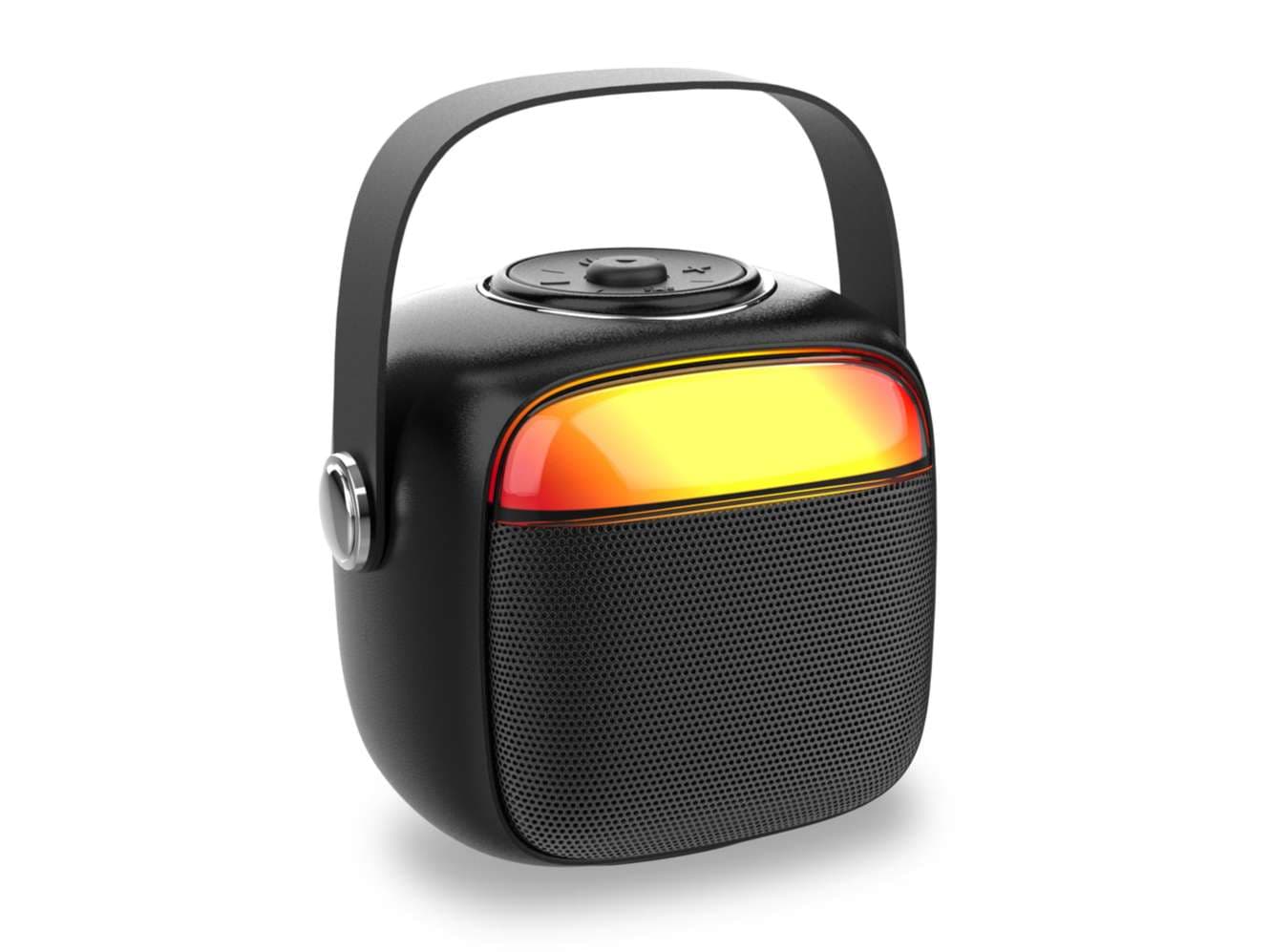 Pebble Flare 5W Portable Bluetooth Speaker with Deep Bass, RGB Lights| Bluetooth 5.3, TWS Connectivity, 4H Playtime - Black - Speaker | Buy online on ZillyBuy