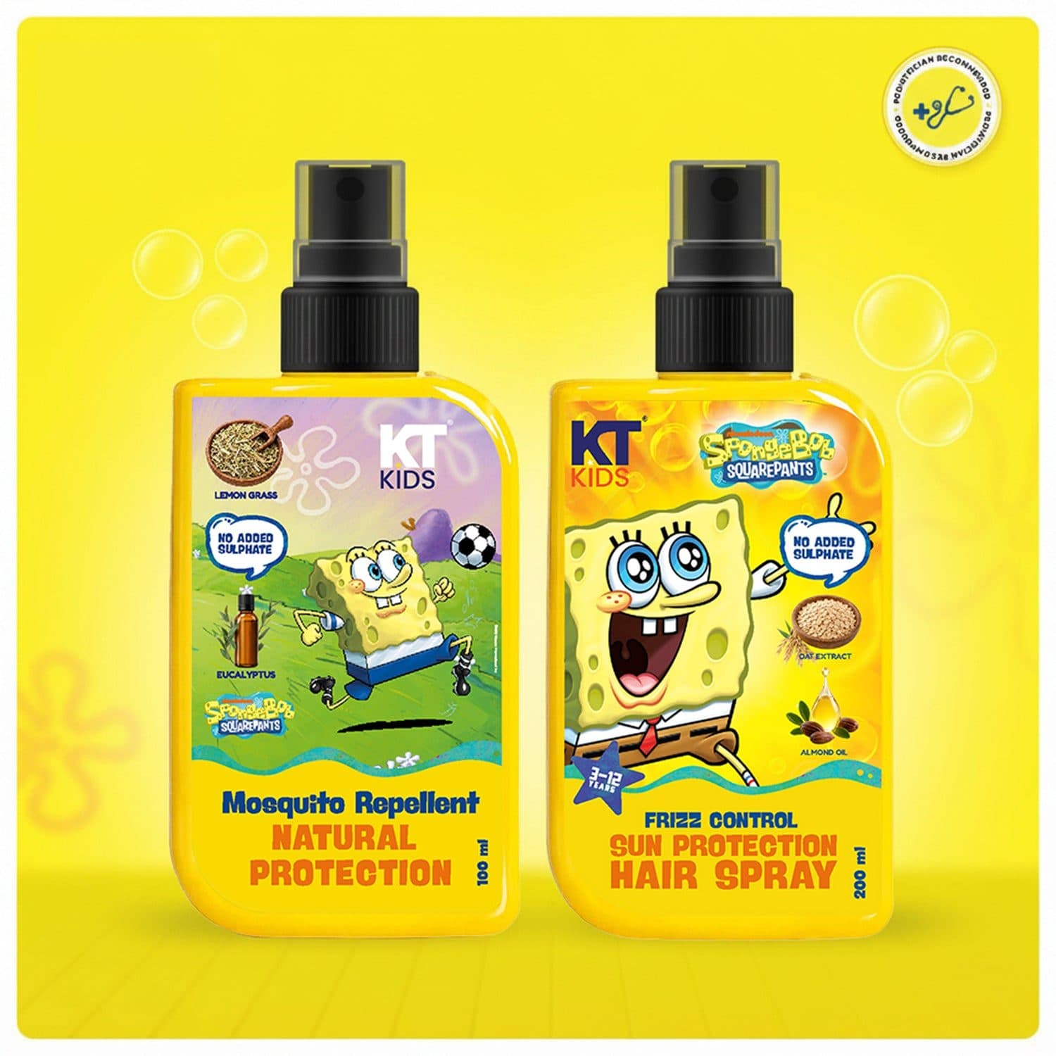 KT Kids Outdoor Protection Combo – Super Quick Mosquito Repellent + Moisturizing Sunscreen Spray - 300ml - Skin Care - Lotions, Moisturisers, and Creams | Buy online on ZillyBuy