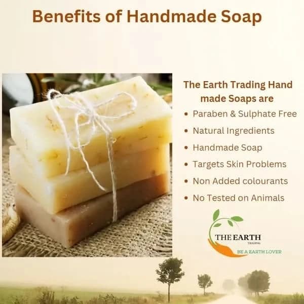 The Earth Trading Handmade Ubtan Soap for Bath (120g) - Bath Soaps and Gels | Buy online on ZillyBuy